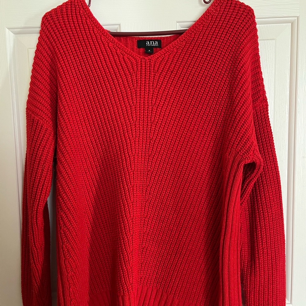 a.n.a Women's Red Sweater